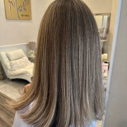 straight hair